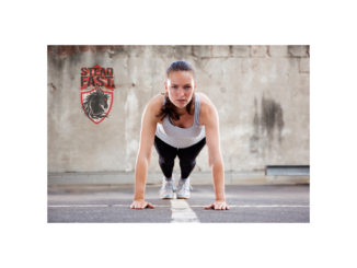 Girl doing Burpees