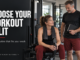 Choose your workout split. Build a routine that fits your week, with adults training in a gym.