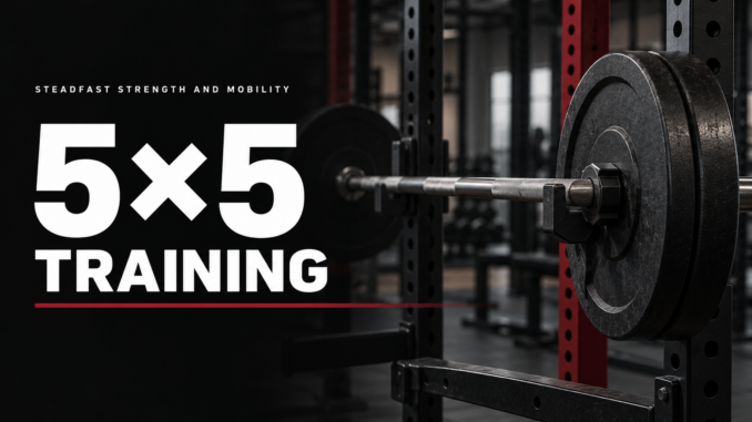 Illustrated 5x5 strength training article cover