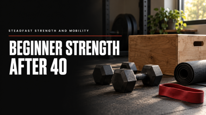 Illustrated beginner strength training article cover