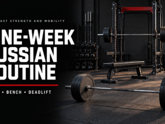 Illustrated russian strength training article cover